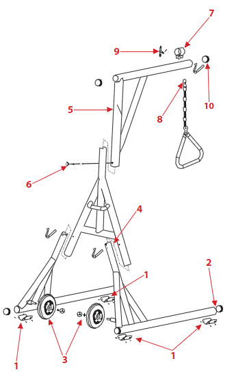 Freestanding Trapeze